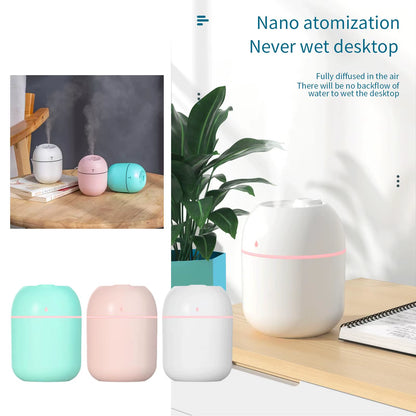 USB Aroma Diffuser Humidifier Sprayer Portable Home Appliance 220Ml Electric Humidifier Desktop Home Fragrance Perfumes Diffuser