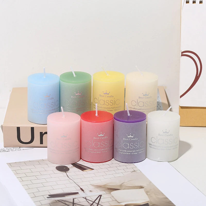 Natural Plant Scented Cylindrical Candles